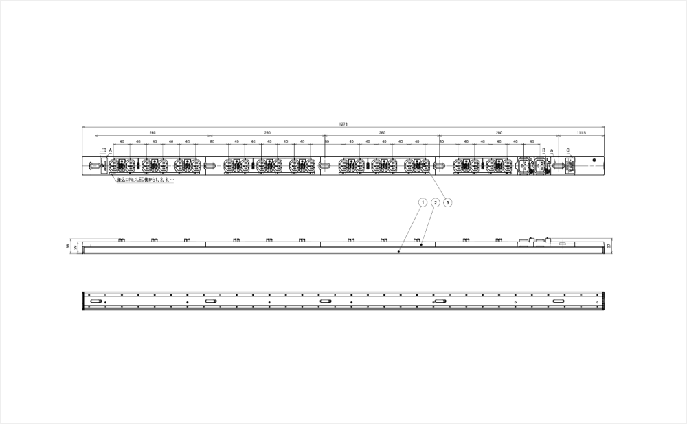 コンセントバー（PDU） C13+C19タイプ