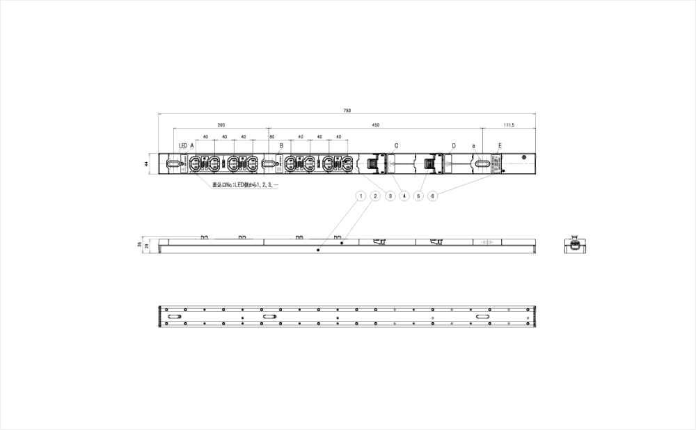 コンセントバー（PDU） C13タイプ